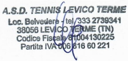 tennis levico terme timbro 1